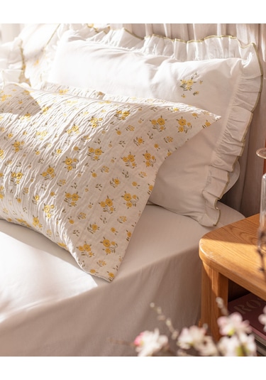 Madame Coco Roseline Çift Kişilik Yatak Örtüsü Seti - Sarı Yo0000000093 Sarı