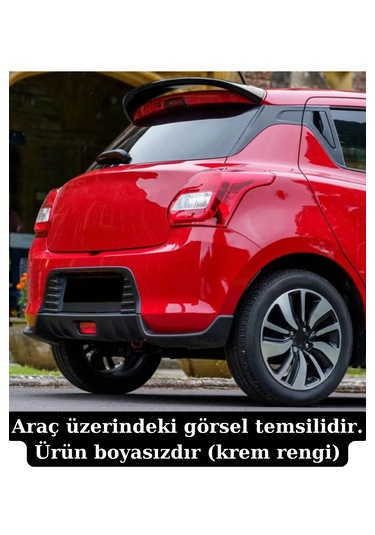 Suzuki Swift Spoiler - Spoyler Rüzgarlık Plastik Bagaj Üstü Ek