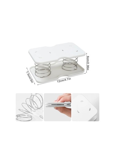 B-black-doku Dispenseri Yay Desteği Otomatik Kaldırma Yaylı Doku Tutucu Kolay Toplama Doku Konteyneri 90% Kutu İçin Takım