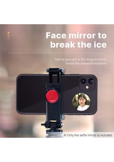 Springsun Selfie Çubuğu Telefon İçin Kompakt Yapışkanlı Ayna Metal Plakalar Selfie İphone Uyumlu Samsung Fotoğraf Video Selfie Vlog Aksesuarları İle