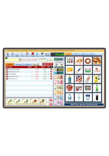 Barkodlu Satış Programı Ayaklı Okuyucu Fiş Yazıcı