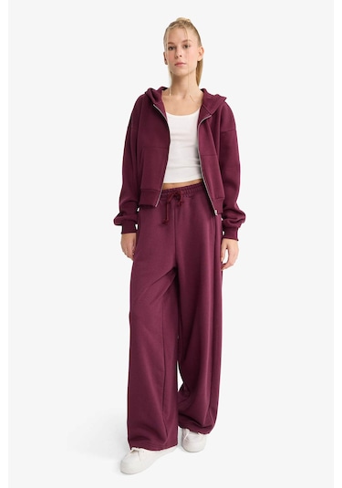 Defacto Bordo Kadın Eşofman Altı F3364ax/br232 Bordo