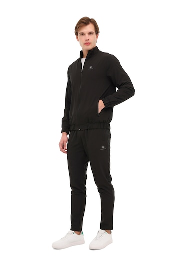 Lumberjack Mb Bs04 Woven T.suıt 6fx Siyah Erkek Eşofman Takımı Siyah