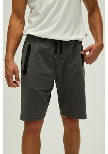 Bad Bear Erkek Şort Miles Sweatshort-23328 Antrasit
