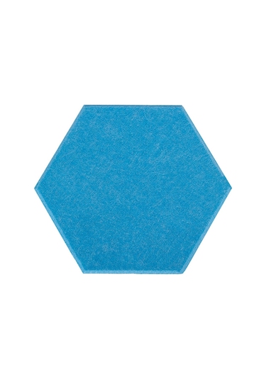 Sones Polyester Elyaf Duvar Dekorasyonu Ses Yalıtımı Pamuklu Ses Emici Levha, Stil: Yapıştırıcısız Lake Blue