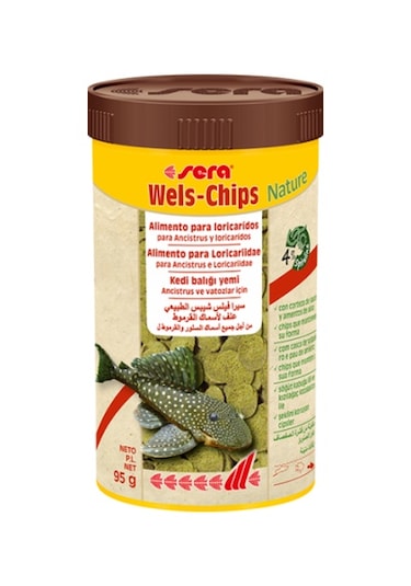Sera Wels Chips Nature - 250 ML