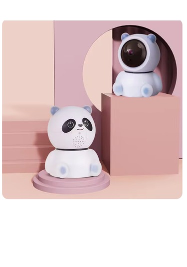 Panda Görünümlü 360 1080p Ip Güvenlik Kamerası Gece Görüşlü Wifi