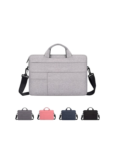 ND05SDJ Oxford Kumaş + Naylon Dizüstü Bilgisayar Çantası Pembe 15 inch
