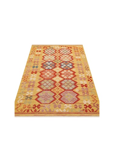 Hoom Rugs Vagrant Vgt 03 Red Yıkanabilir Çift Taraflı Otantik Halı