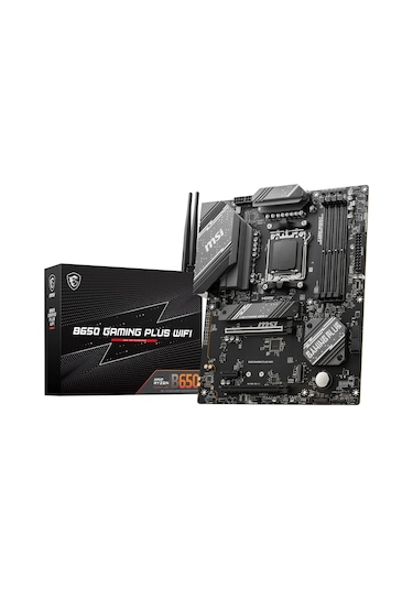 MSI B650 Gaming Plus WIFI AMD B650 7200 MHz (OC) DDR5 Soket AM5 ATX Anakart