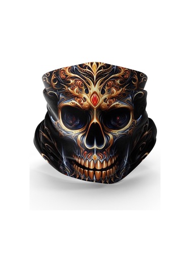 Bebo Store Extreme Spor Motor Ve Bisiklet Kullananlara Özel Desenli Buf Boyunluk Bandana Balaklava - 12032024-5