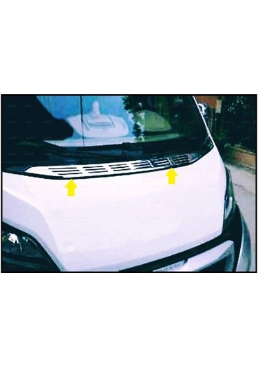 Ebal Otomotiv Fiat Ducato Krom Kaput Havalandırma Çerçevesi 1 Prç. 2014 ve üzeri Paslanmaz Çelik