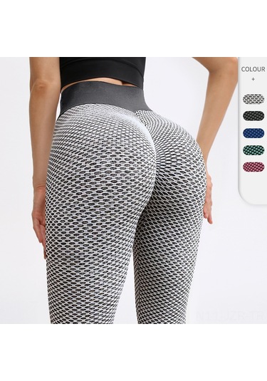 Geeroyoo Yüksek Bel Gönüt Daraltıcı Puf Yaka Yoga Pantolon Kadın, Hızlı Kuruyan Spor Fitness Eşyası, Outdoor Aktivite İçin Dayanıklı Materyal, Mavi, Beden M Mavi