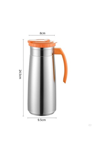 Novahub Soğuk Su Isıtıcısı Mavi Paslanmaz Çelik Sürahi 1.3l Kapaklı Çaydanlık