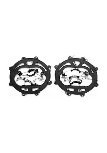 Vkemall Kar Ve Buzda Kayma Engeli: 8 Dişli Tpe + Manganez Çelik Dağcı Ayaklık Çekiçleri 36-44 Numara