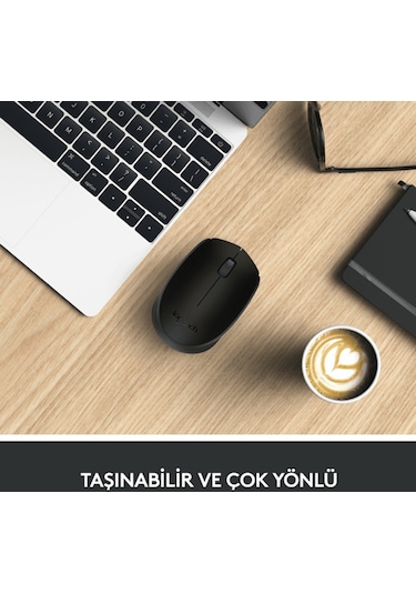 Logitech M171 Kablosuz USB Alıcılı Optik Mouse