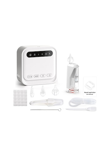 Xindoker Bebekler İçin Şarj Edilebilir Usb Nazal Aspiratör - 3 Seviyeli Emiş, Düşük Gürültü, Anti-reflü