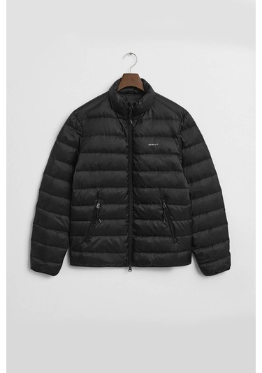 Gant Erkek Regular Fit Dik Yaka Kaz Tüyü Mont - Siyah-11187 Black