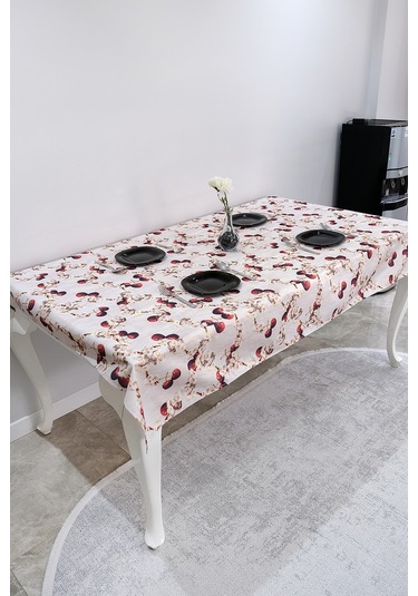 Sufre Sıvı Geçirmez Masa Örtüsü Sofra Bezi Sofra Örtüsü Piknik Örtüsü Kiraz