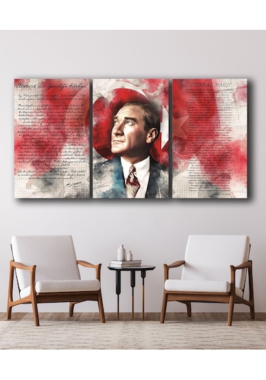 Atatürk-istiklal Marşı-gençliğe Hitabe Toplam 3 Parça