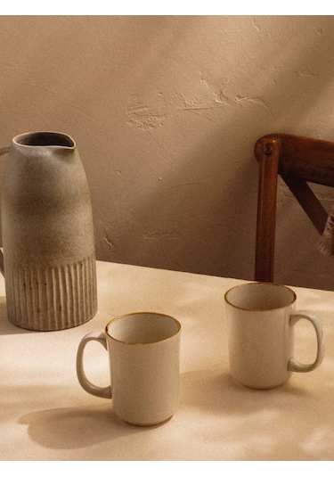 Sl Home Çay Ve Kahve Kuppaları 2 Adet 400 Ml "ligero" Porselen 200473606 Kahverengi