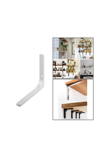 Suntek Magideal Ağır Hizmet Tipi Raf Aparatı Duvar Askılı L Beyaz-10-inç Beyaz