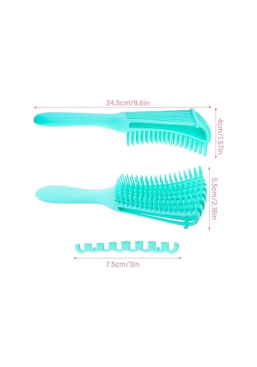 Kıvırcık Saç Fırçası Kıvırcık Saçlar İçin Saç Açma Fırçası T