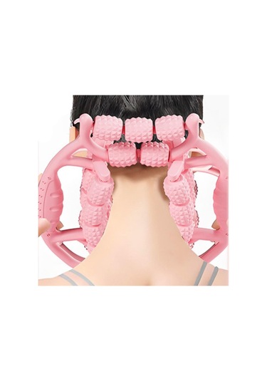 Suntek 29 Tekerlekli Bacak Masaj Silindiri Fitness Kelepçesi Kol Pembe