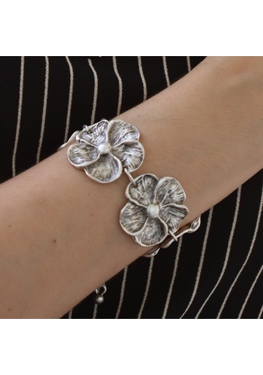 Primerocollection Gümüş Kaplama Bileklik N11.67960 Gri