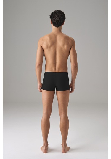 Doreanse Erkek Dikişsiz Mini Paça Boxer 1749 - Siyah