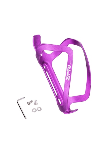 Ztto W316 Alüminyum Alaşımlı Bisiklet Şişe Tutucu Yol Bisikleti Su Şişesi Kafesi Braketi - Mor