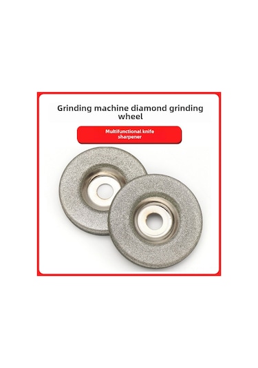 Konesam Çok Fonksiyonlu Taşlama Makinesi: Bıçak, Makas, Matkap Ucu Ve Cam Taşlama İçin Titanyum Kaplı Elmas Zımpara Diski 49mm, 180