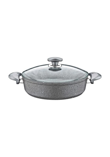 3310 2 Parça Bio Granit 26x7,5 Cm Tencere Gri Gri