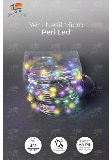 Dekoratif Sonbahar Yapraklı 230 Cm Yapay Sarmaşık Ve 300 Cm Peri Led Pembe Renk - Rgb RGB