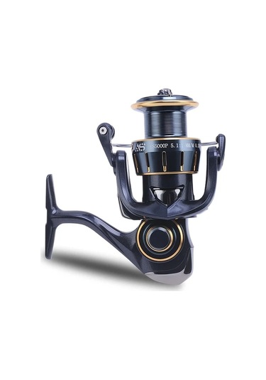 Motion003 1 Yüksek Dayanıklı Tam Metal Balıkçılık Makinesi Es3000 5000p 7000 Maks 9 98kg Çekiş Uzun Atış Spinning Tekerlek Derin Su Şık Siyah Altın Vurgular Tatiller İçin İdeal