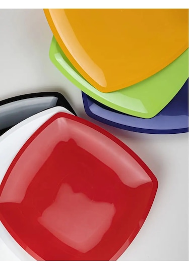 Kilena Tek Kullanımlık Plastik Tabak - Yemek Tablası 150501963 3