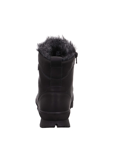 Legero 2-000530 Novara Kadın Siyah Deri Gore-tex Bot Siyah