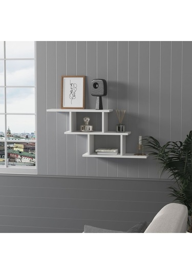 Funda Duvar Rafı Beyaz