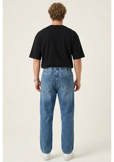 Bigdart Erkek Rahat Kesim Baggy Jean Pantolon 30076 - İndigo
