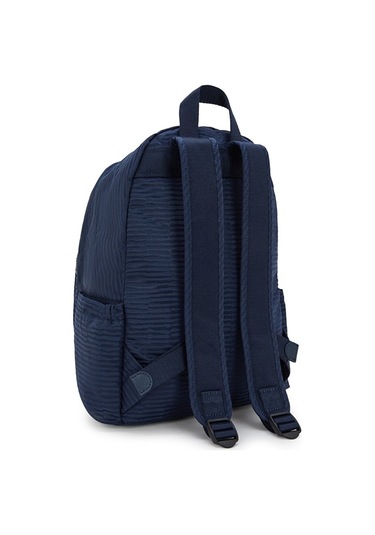 Kıplıng Delia Orta Boy Sırt Çantası Lacivert Nıght Ocean Jacquard Lacivert