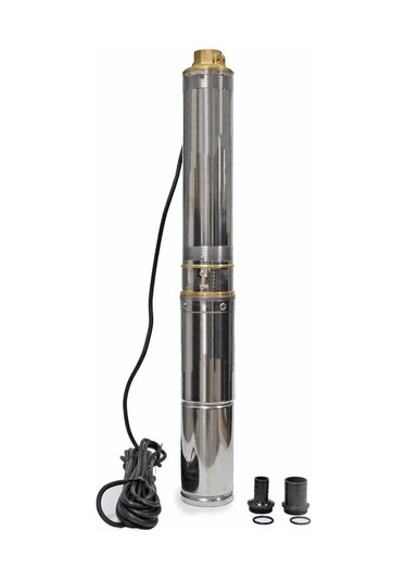 48 Volt 750 Watt Dc Solar Güneş Enerjili Fırçasız Kademeli Dalgıç Pompa 65 Mss 4 M³/h