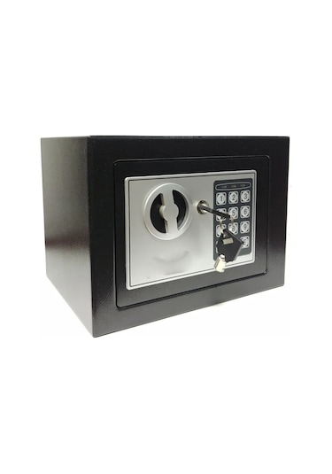 Moonshop Elektronik Şifreli Para Çelik Ve Otel Kasası 3 MM Montaj Ekipman