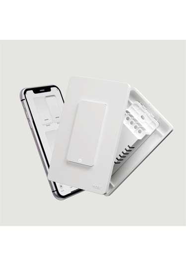 Reedark Tuya Wifi Akıllı Ev Anahtarı - 4 Yollu Beyaz Amerikan Tipi, App İle Uzaktan Kontrol, Zamanlama Ve Ses Komutu Desteği Tuya Wifi