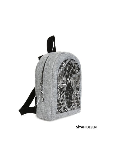 Yaratıcı Tasarım Keçeli Sırt Çantası Derili (436068929)