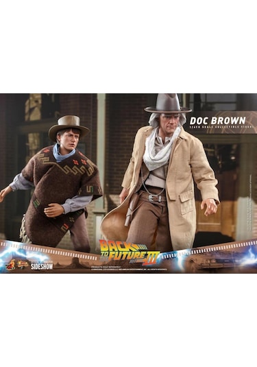 Hot Toys Marty Mcfly & Doc Brown Back To The Future Iıı Sixth Scale ...
