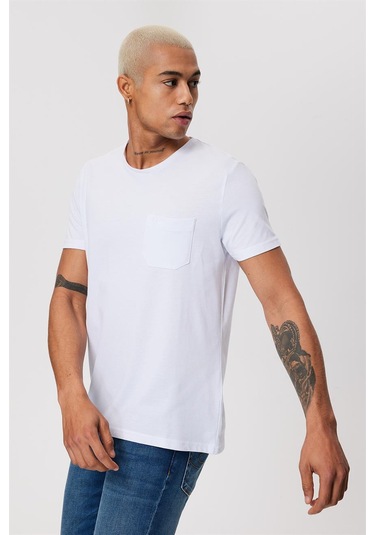 Lee Cooper Twıngo Erkek O Yaka Pike T Shırt Beyaz 16378 Beyaz