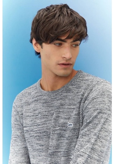 Lee Erkek Gri Kazak Gri