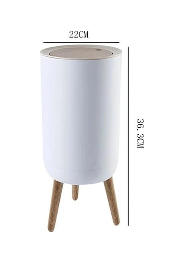 Maoyaya Kapaklı 7l Basket Çöp, Çok Renkli, Basın Kovası, Tuvalet Çöp Tenekesi Çok Renkli