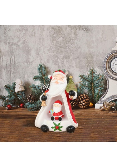 Suntek Işıklı Yılbaşı Süsü Masaüstü Heykeli Noel-baba