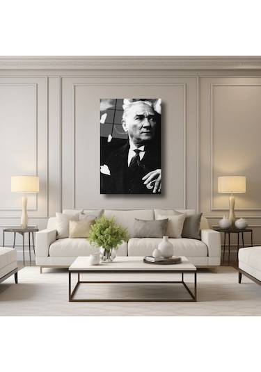 M. Kemal Atatürk - Cam Tablo - Deg0290